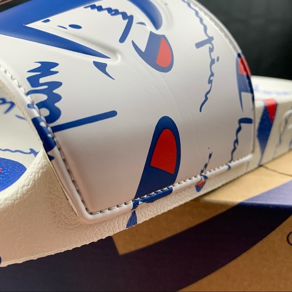 Champion IPO Logo Wraped Mens Slides - Picture 7 of 8